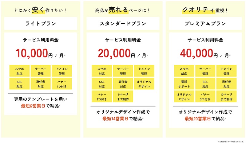 初期費用0円でホームページ作成！「サクペジ」の評判・口コミとメリット・デメリットを紹介