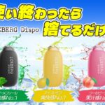 ICEBERG Dispo（アイスバーグディスポ）の口コミ・評判！使い捨てVAPEの魅力と選ばれる理由