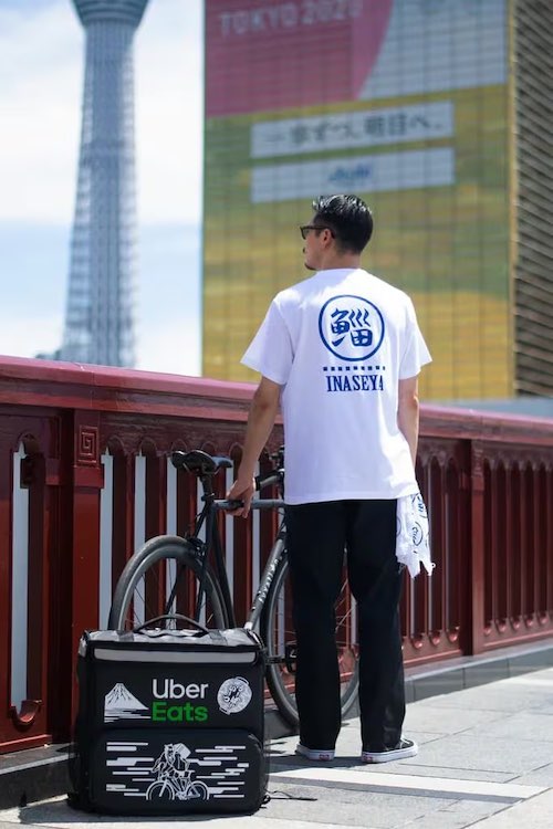 粋に働く配達員へ｜鯔背屋（INASEYA）の浮世絵アパレルコレクション