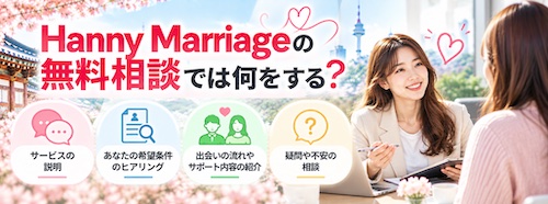 Hanny Marriage（ハニーマリッジ）とは？口コミ・料金・5つの特徴から韓国人男性との出会いまで徹底解説