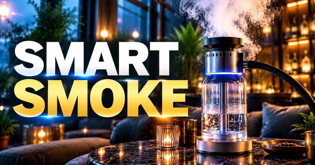 SMART SMOKE(スマートスモーク)の評判は?店舗向け電気シーシャの5つの特徴・料金・注意点を解説